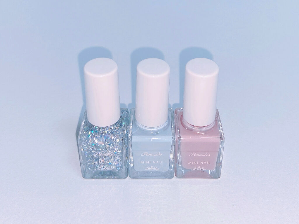 ミニネイル BL11 スノーフレークブルー/パラドゥ/マニキュアを使ったクチコミ（2枚目）