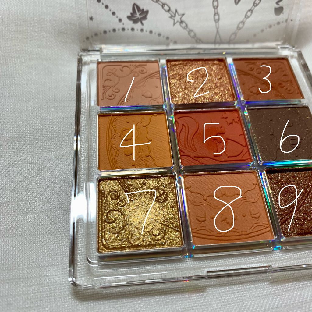 クォーツ 9色アイシャドウパレット(ドリームランドアイシャドウ)/ZEESEA/アイシャドウパレットを使ったクチコミ(2枚目)