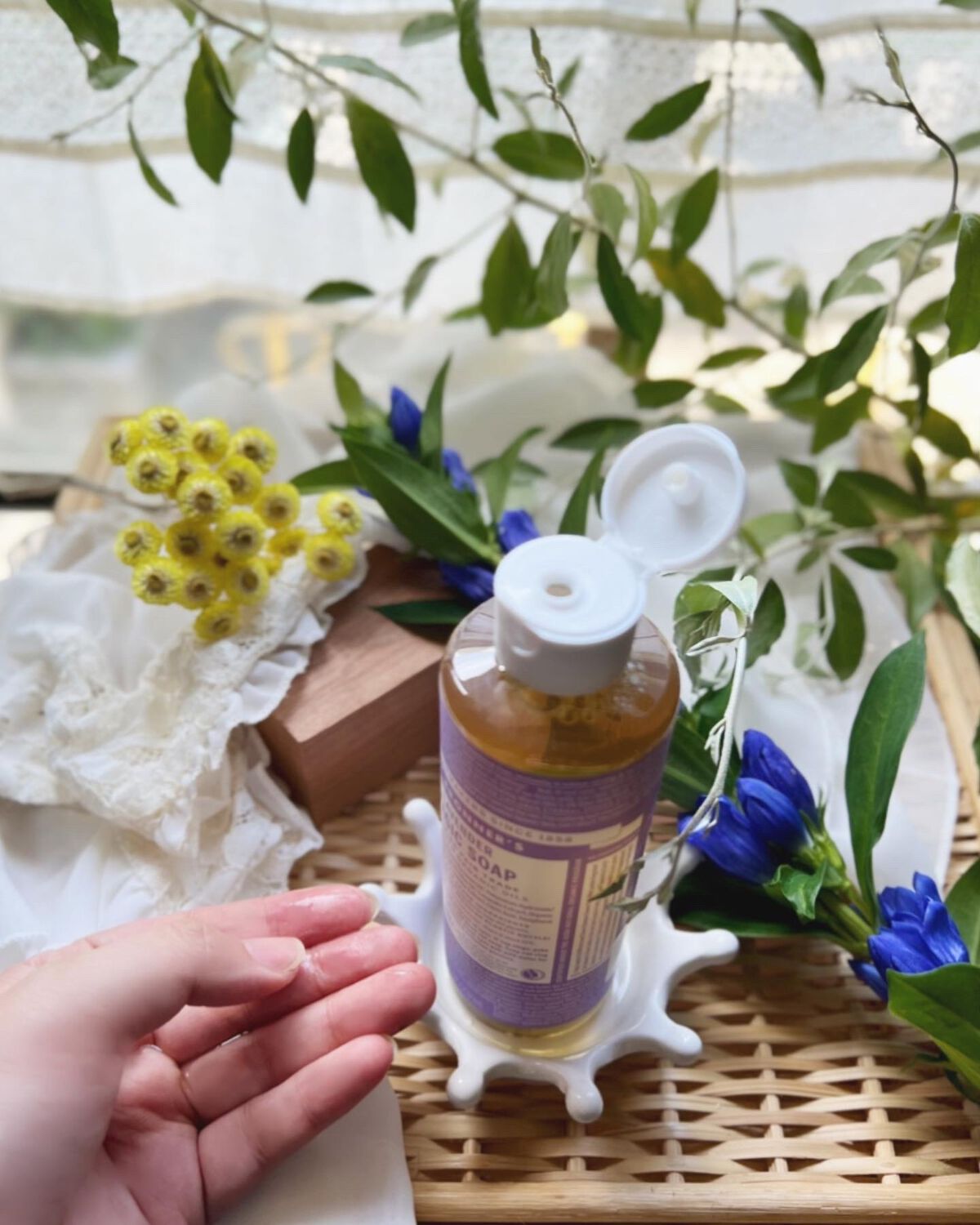 マジックソープ ラベンダー 237ml/ドクターブロナー/ボディソープを使ったクチコミ（3枚目）