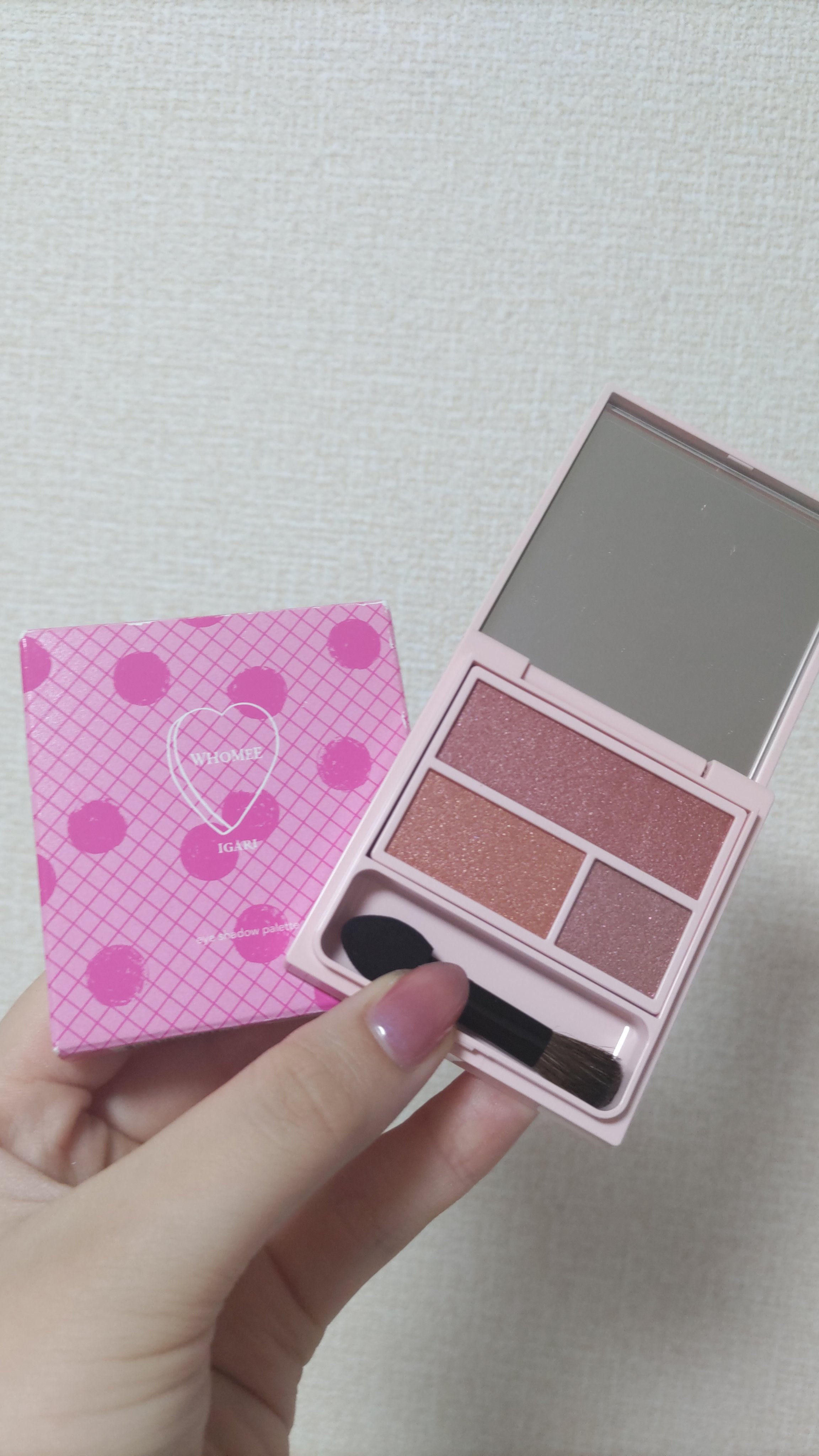 フーミー アイシャドウパレット/WHOMEE/アイシャドウパレットを使ったクチコミ（1枚目）