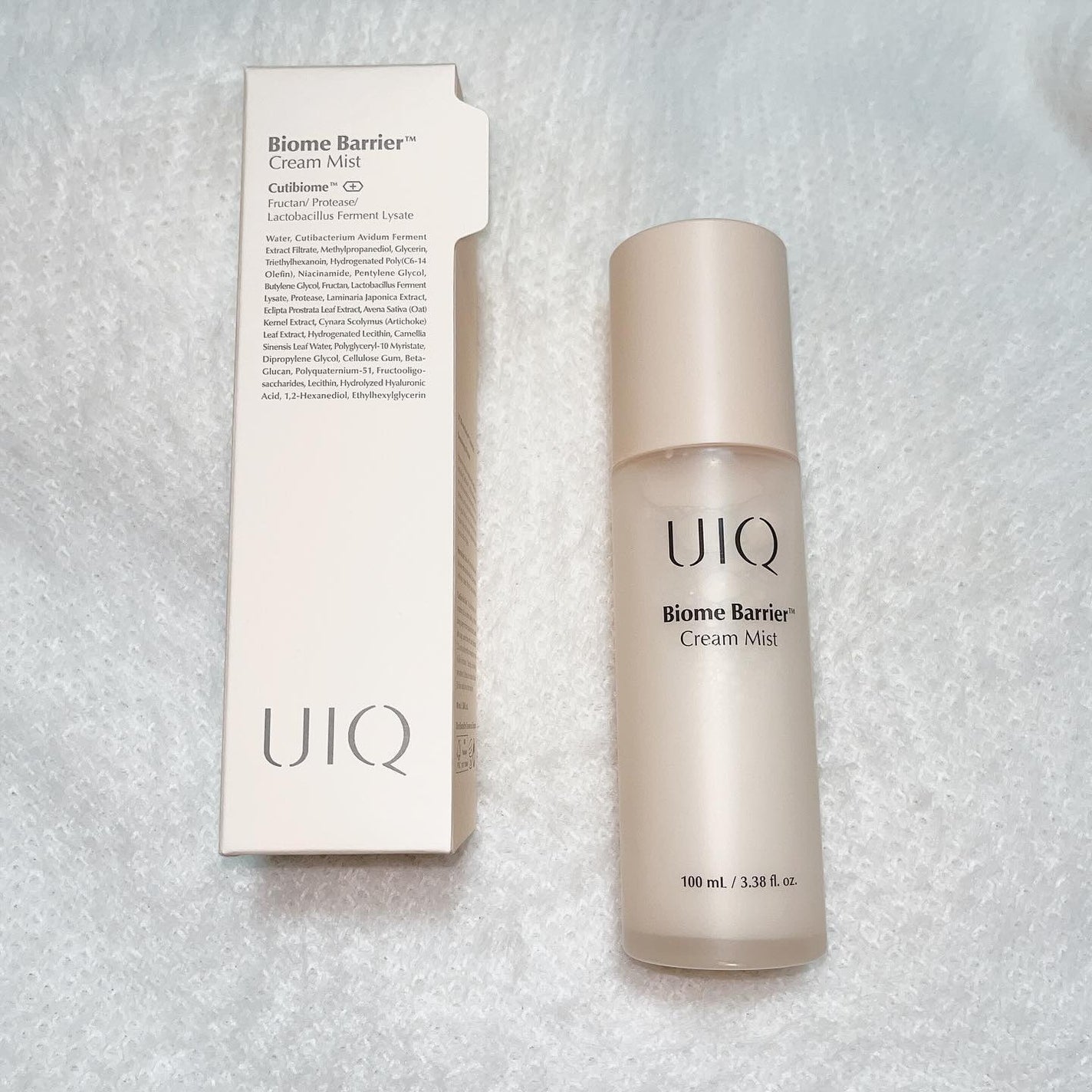 バイオームバリア クリームミスト/UIQ/ミスト状化粧水を使ったクチコミ(1枚目)