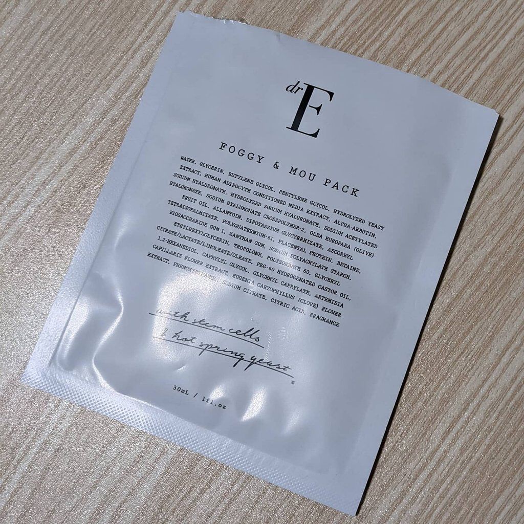 フォギー&ムーパック/dr's room/シートマスク・パックを使ったクチコミ（1枚目）