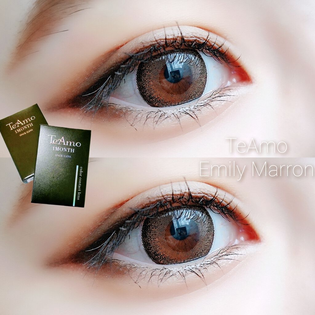 GRUNGE 1month/TeAmo/１ヶ月（１MONTH）カラコンを使ったクチコミ（1枚目）