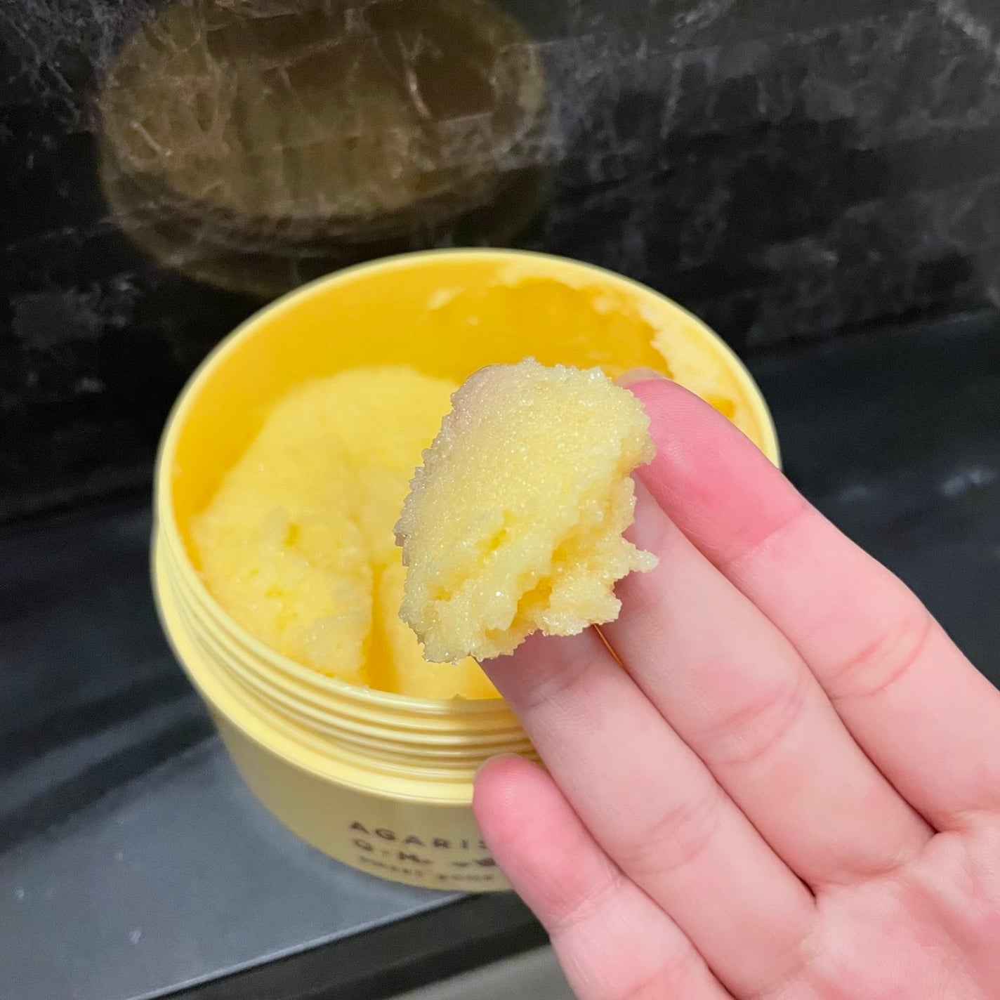 Q+Me スウィートボムタラソスクラブレモンティーの香り/AGARISM/バスト・ヒップケアを使ったクチコミ(6枚目)