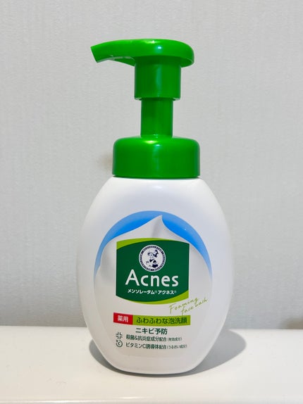 薬用ふわふわな泡洗顔/メンソレータム アクネス/泡洗顔を使ったクチコミ(1枚目)