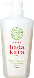 hadakara ボディソープ 保湿＋サラサラ仕上がりタイプ グリーンフルーティの香り / hadakara