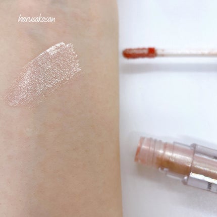 ダイヤモンドシリーズ 星空リキッドアイシャドウ 01浅草桜/ZEESEA/リキッドアイシャドウを使ったクチコミ(3枚目)