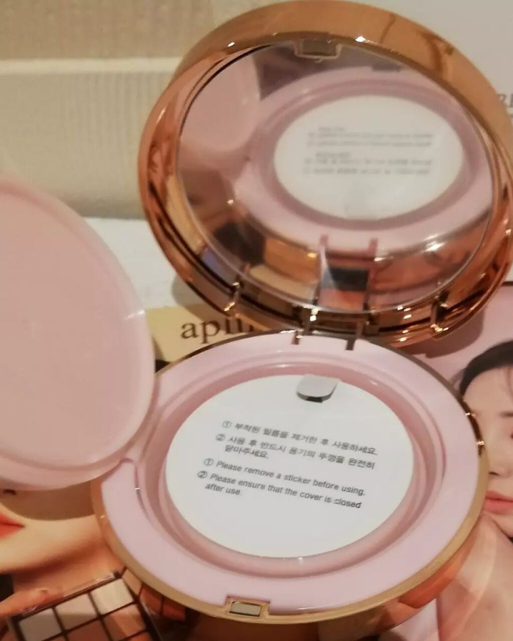 ピンクティーツリーカバークッション/APLIN/クッションファンデーションを使ったクチコミ(6枚目)