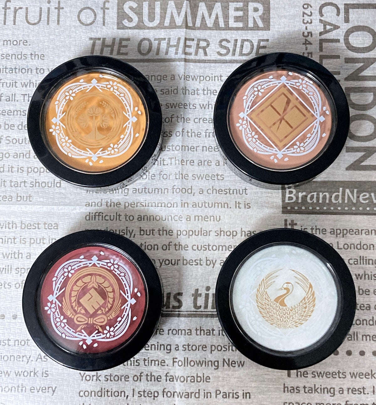 刀剣乱舞 おめかしくじ E賞 シングルカラーコレクション/クレアボーテ/ジェル・クリームアイシャドウを使ったクチコミ(1枚目)