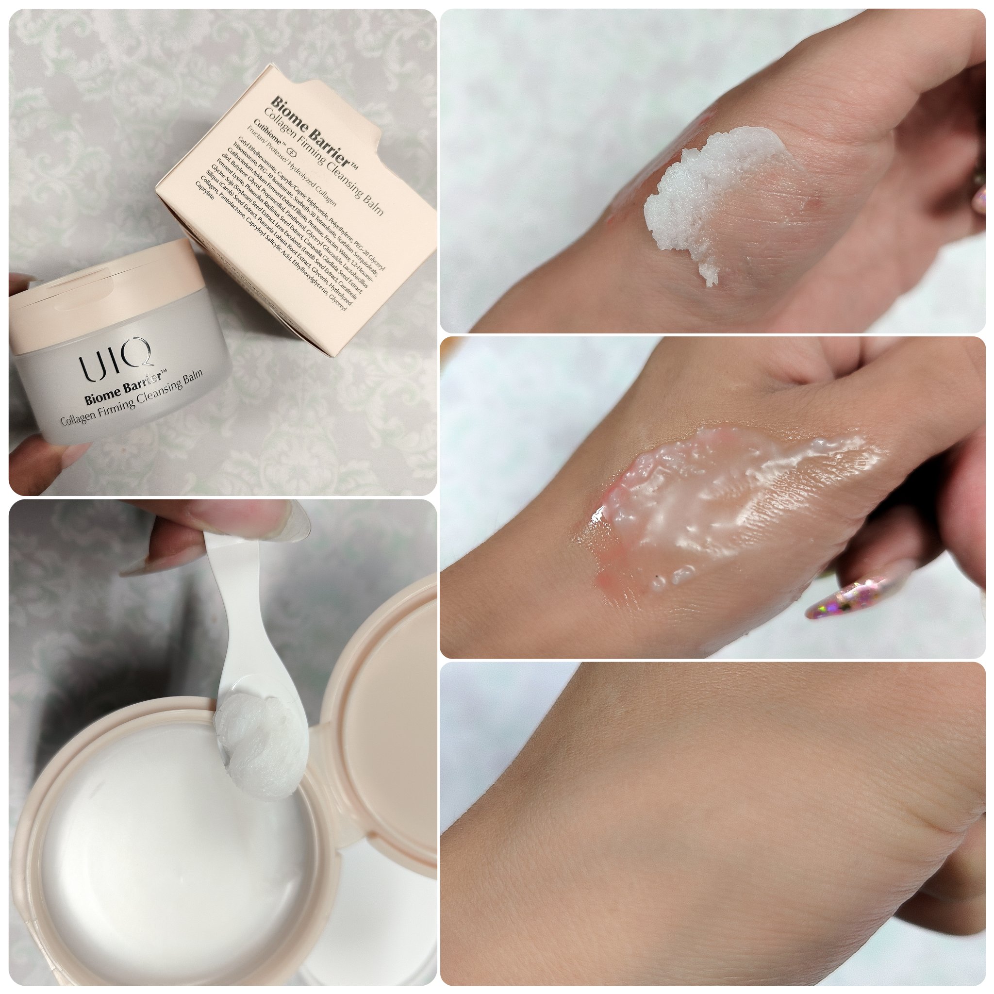 バイオームバリアコラーゲンファーミングクレンジングバーム/UIQ/クレンジングバームを使ったクチコミ（2枚目）