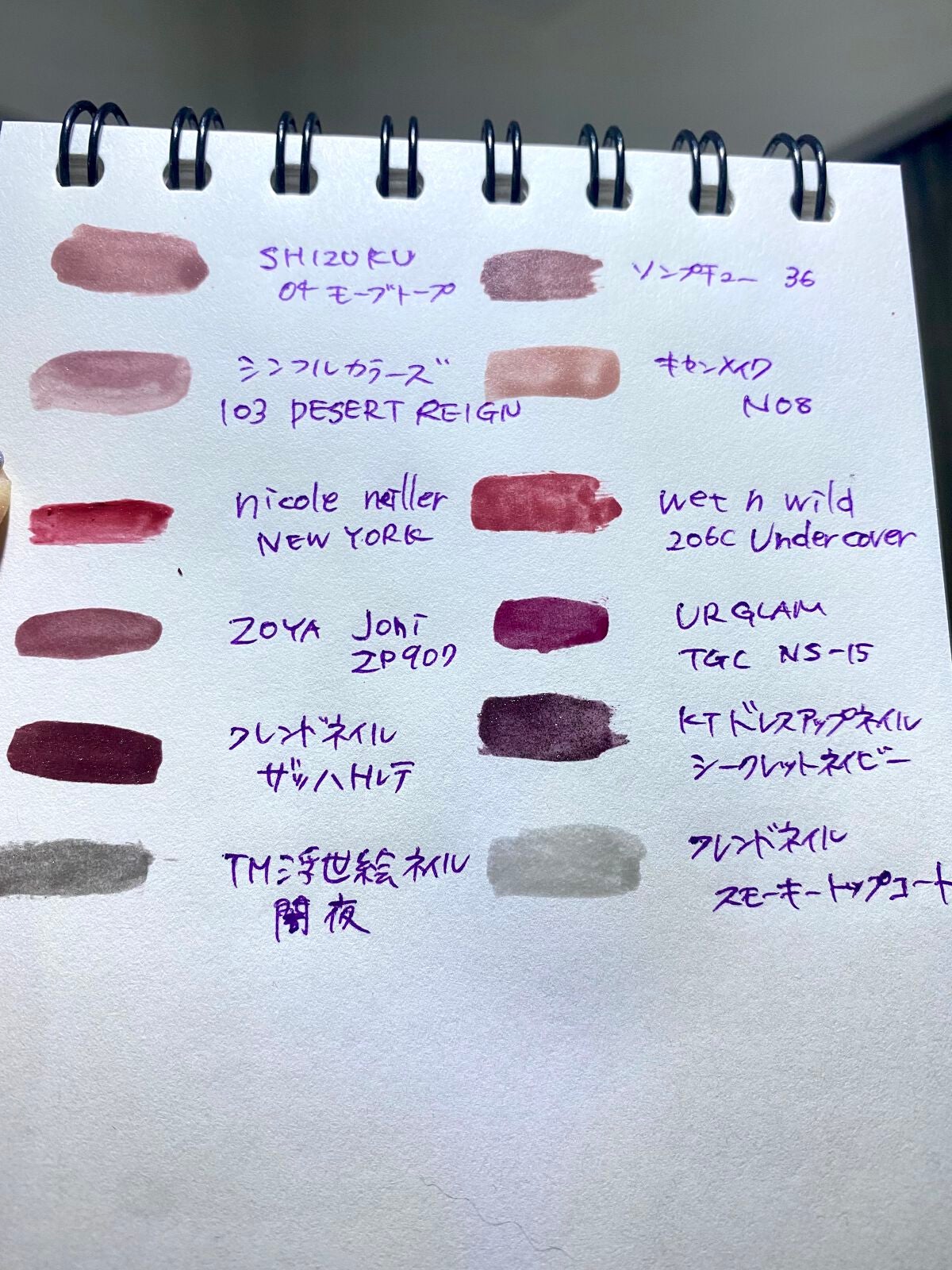 juca🥀❤️フォロバ on LIPS 「次はくすみ系ネイルを集めてみました〜😶🌫️断捨離のための色味..」(3枚目)