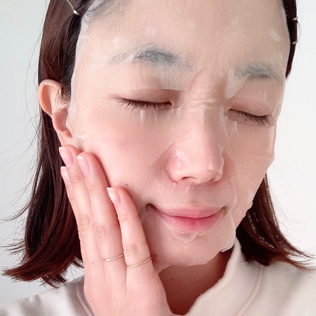 バウンシープラスフェイシャルパック/采之汲/シートマスク・パックを使ったクチコミ(4枚目)