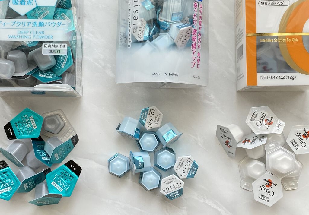 スイサイ ビューティクリア パウダーウォッシュ/suisai/洗顔パウダーを使ったクチコミ（2枚目）