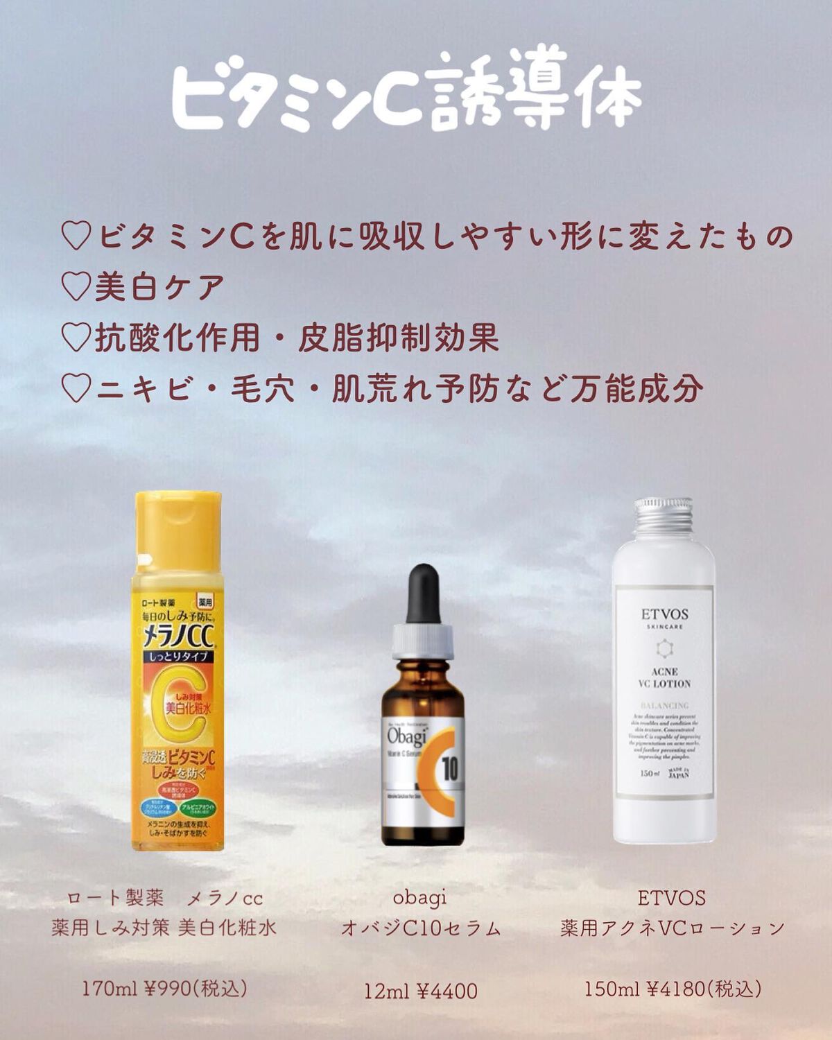 セラミドスキンケア 薬用アクネVCローション｜エトヴォス他、9