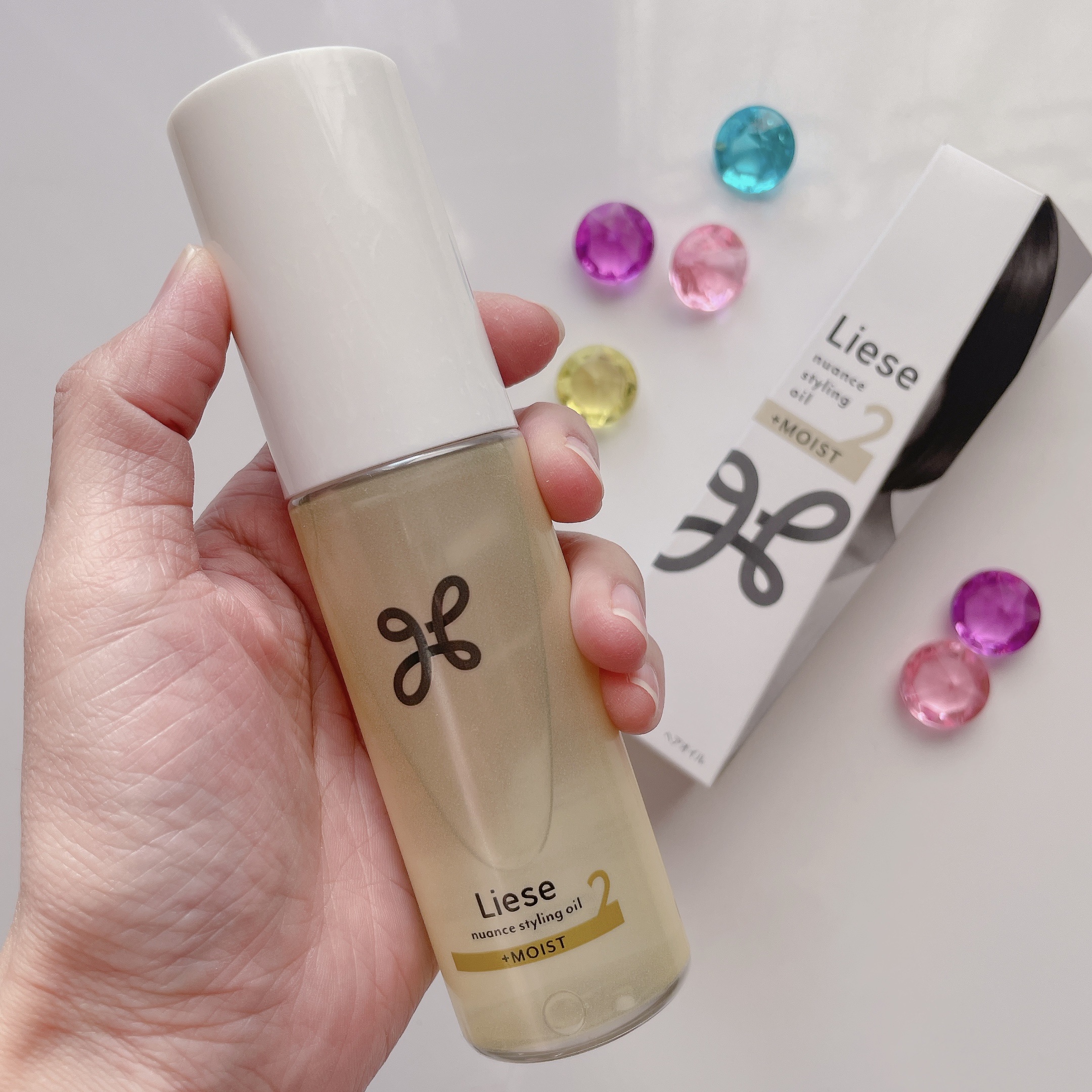 ニュアンススタイリングオイル ＋モイスト/リーゼ/ヘアオイルを使ったクチコミ（1枚目）