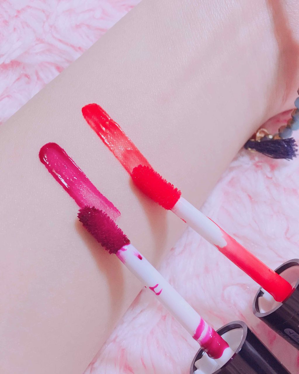 ジェリーリップティント/キャンドゥ/リップティントを使ったクチコミ（2枚目）