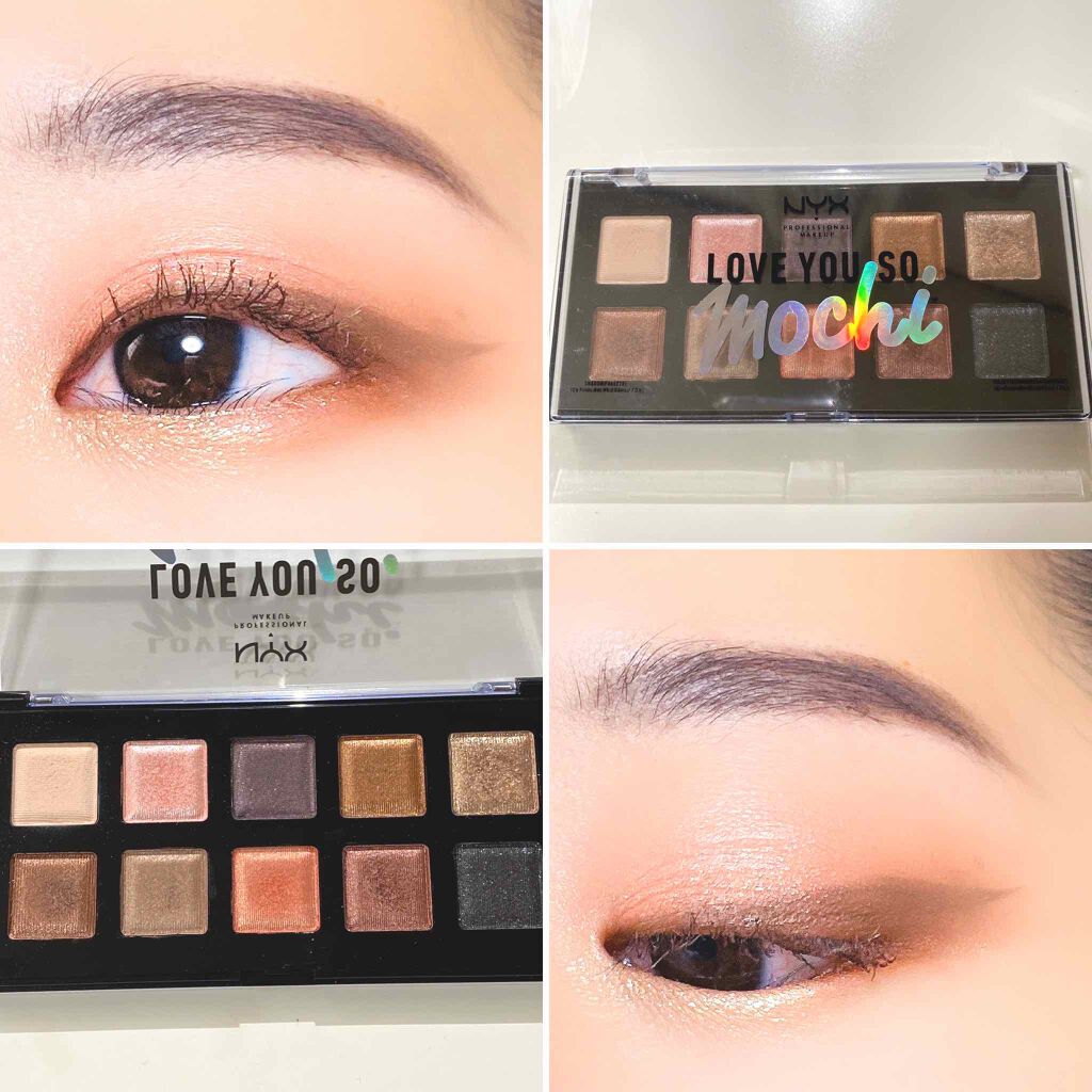 ラブ ユー ソー モッチ シャドウ パレット/NYX Professional Makeup/ジェル・クリームアイシャドウを使ったクチコミ(1枚目)