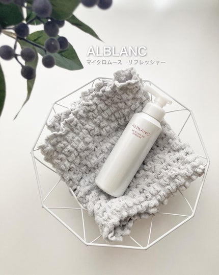 マイクロムース リフレッシャー/ALBLANC/泡洗顔を使ったクチコミ(1枚目)