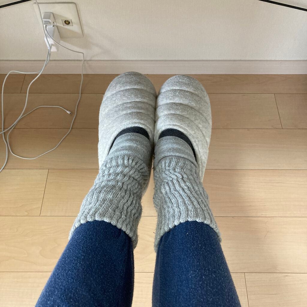 まるでこたつ レディース レッグウォーマー/靴下サプリ/暖かい靴下を使ったクチコミ(3枚目)