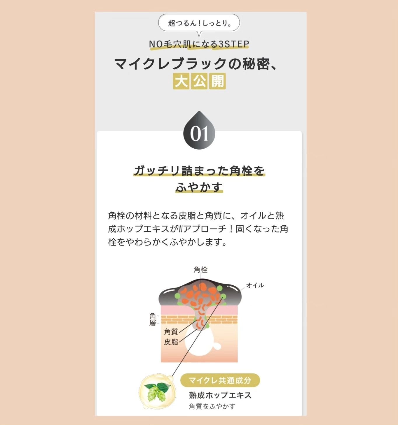 マイルドクレンジング オイル〈ブラック&スムース〉/ファンケル/オイルクレンジングを使ったクチコミ(5枚目)