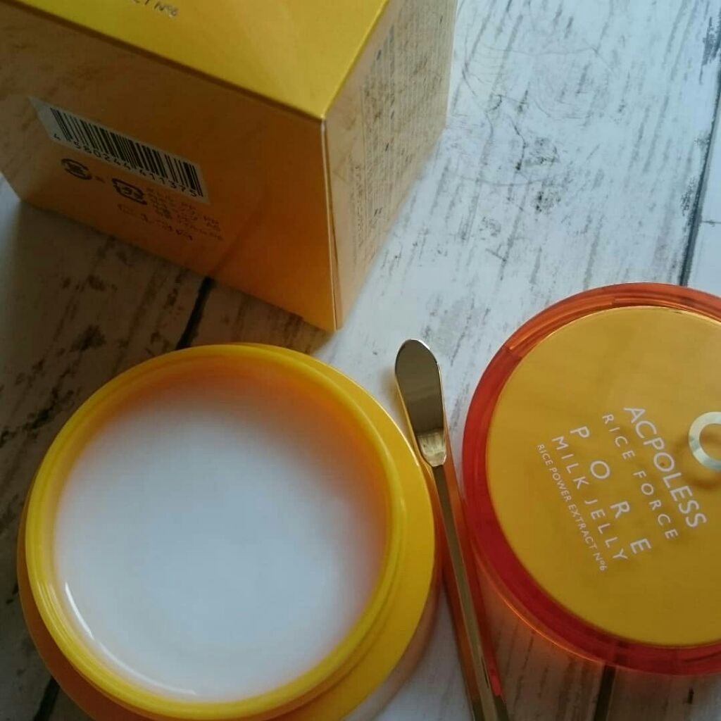 アクポレス ポアミルクジェリー/ライスフォース/美容液を使ったクチコミ（1枚目）