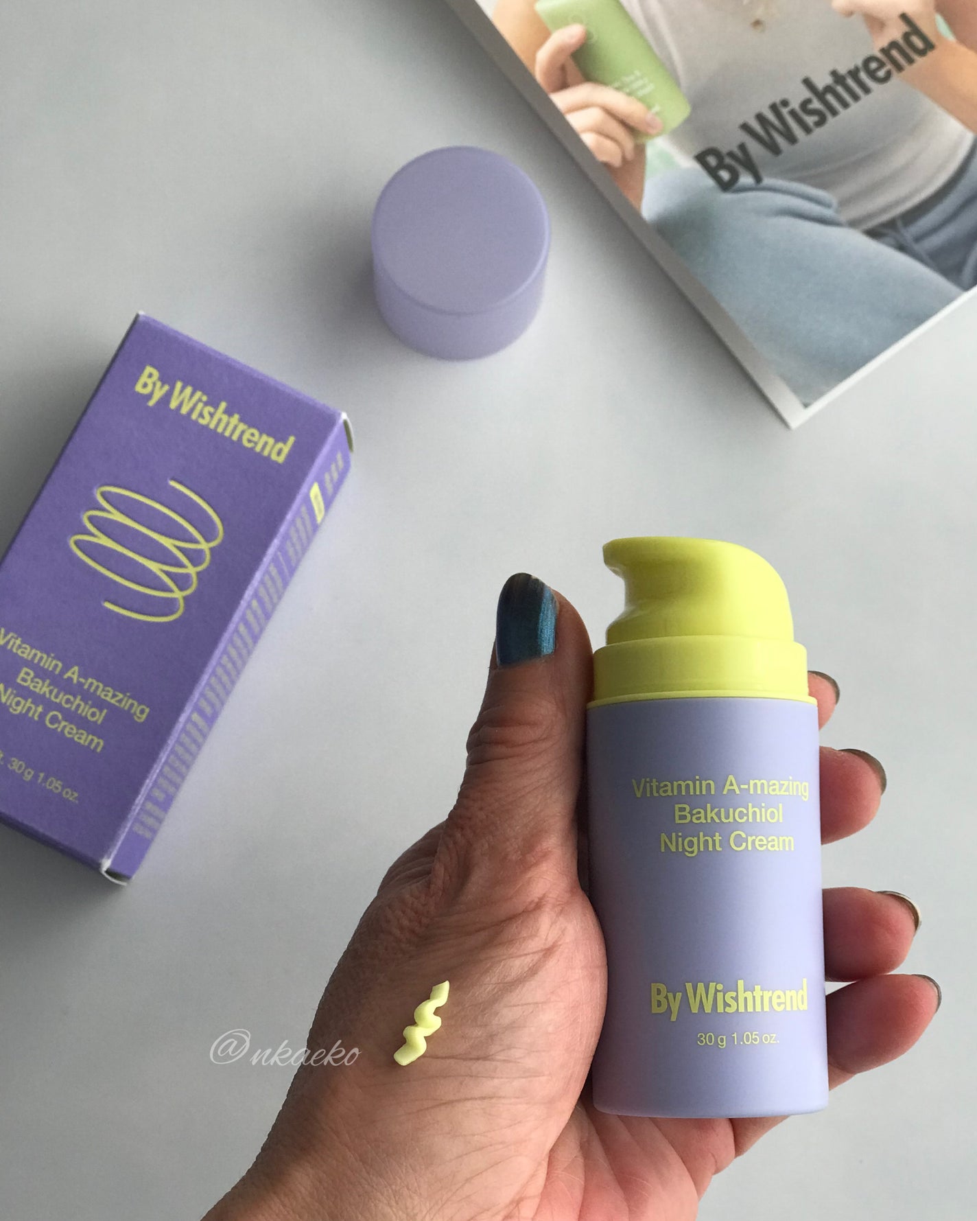 ビタミンA-mazingバクチオールナイトクリーム/By Wishtrend/フェイスクリームを使ったクチコミ(1枚目)