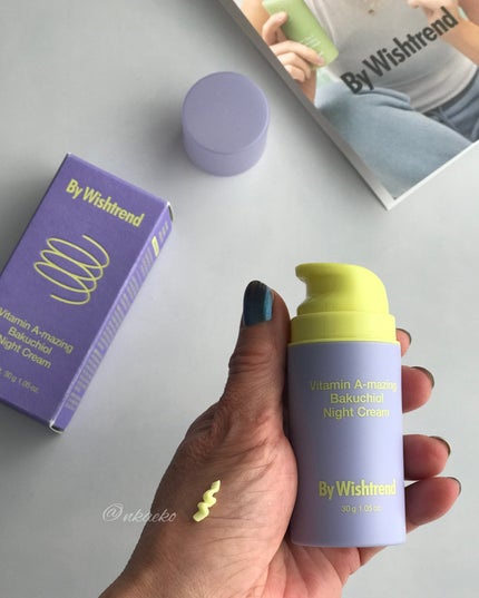 ビタミンA-mazingバクチオールナイトクリーム/By Wishtrend/フェイスクリームを使ったクチコミ(1枚目)