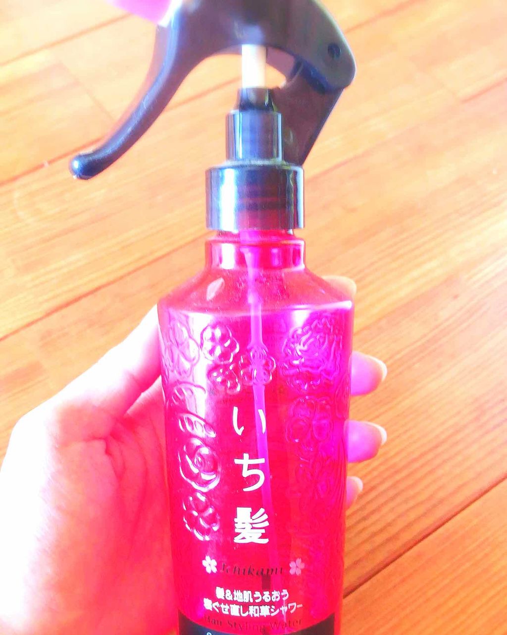 髪＆地肌うるおう寝ぐせ直し和草シャワー/いち髪/ヘアミストを使ったクチコミ（1枚目）