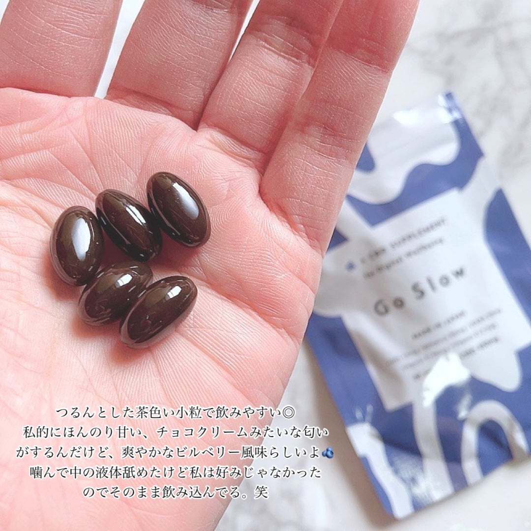 CBDサプリメント for デジタルウェルビーイング/Go Slow/健康サプリメントを使ったクチコミ(3枚目)