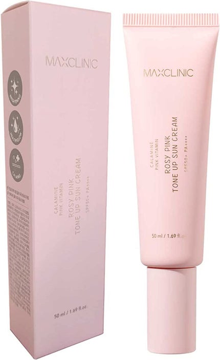 MAXCLINIC ロージーピンク トーンアップ サンクリーム