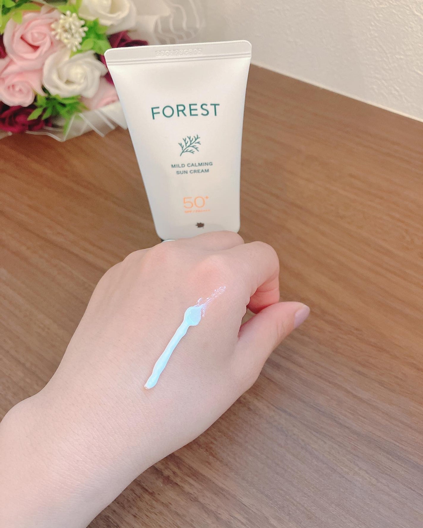 フォレスト マイルドカーミングサンクリーム/FoRest by Greenfinger/日焼け止めクリームを使ったクチコミ(3枚目)