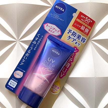 ニベアUV ディープ プロテクト&ケア トーンアップ エッセンス/ニベア/日焼け止めローションを使ったクチコミ(2枚目)