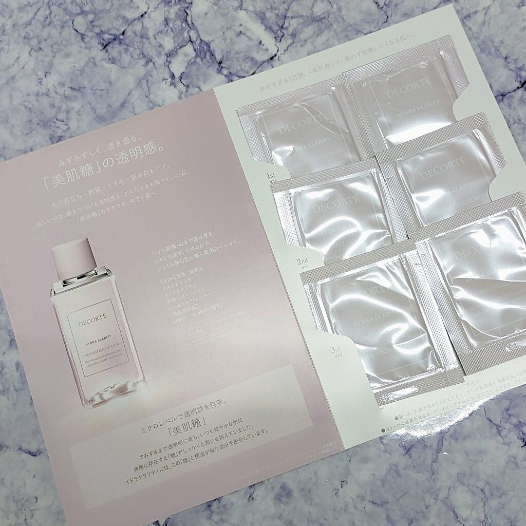 イドラクラリティ 薬用 トリートメント エッセンス ウォーター/DECORTÉ/化粧水を使ったクチコミ(1枚目)