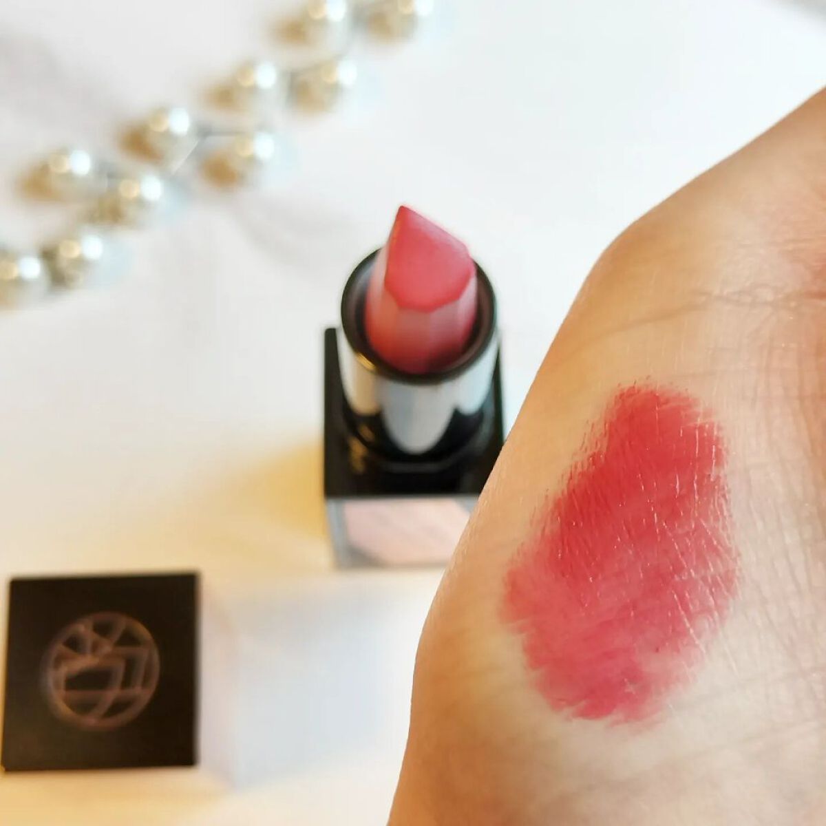 キヌ ルージュ サテン RD 173 オーバーン チュール( スプリング/サマー コレクション)/shu uemura/口紅を使ったクチコミ（3枚目）