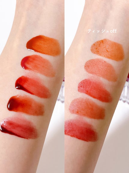 ザ ウォータリーデューティント/MERZY/リップティントを使ったクチコミ(4枚目)