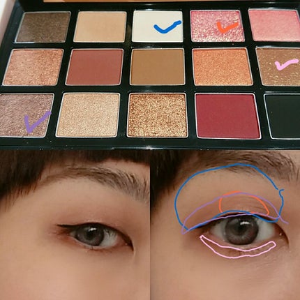 プレイカラーアイパレット レオパードランウェイ/ETUDE/アイシャドウパレットを使ったクチコミ(2枚目)