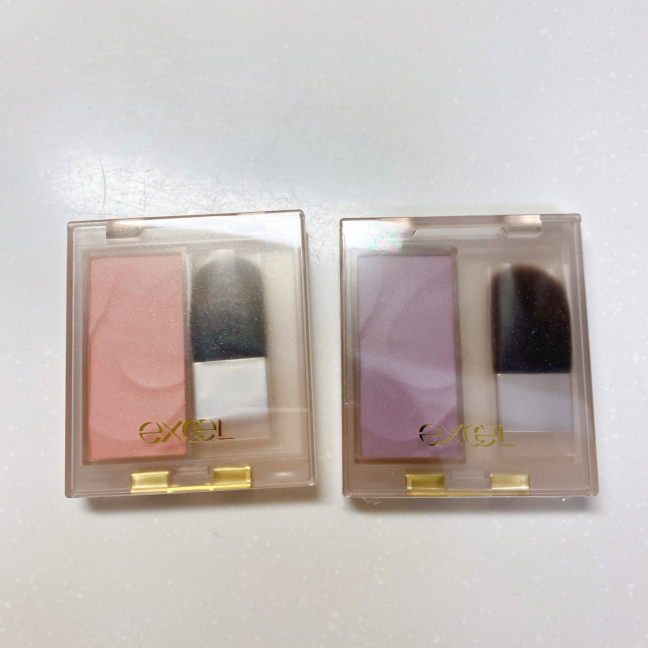 シームレストーン ブラッシュ SB05 ワルツ(限定)/excel/パウダーチークを使ったクチコミ（3枚目）