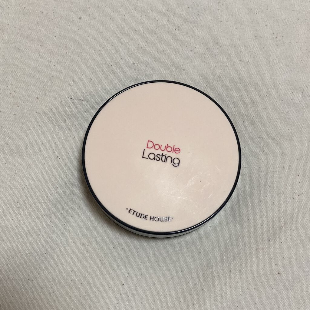 ダブルラスティング クッション ニュートラルバニラ/ETUDE/クッションファンデーションを使ったクチコミ（1枚目）