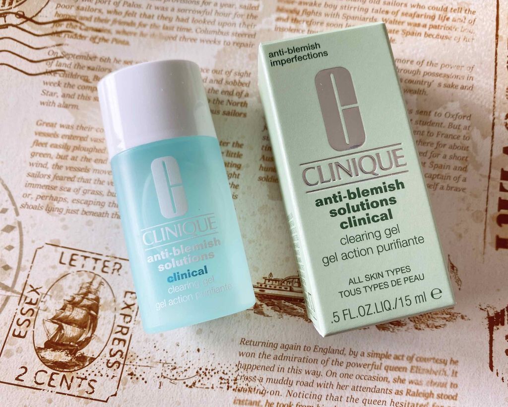 アクネ クリアリング ジェル/CLINIQUE/美容液を使ったクチコミ（1枚目）