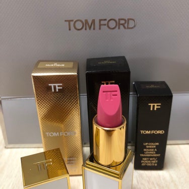 リップ カラー シアー 25D スカーレット/TOM FORD BEAUTY/口紅を使ったクチコミ（2枚目）