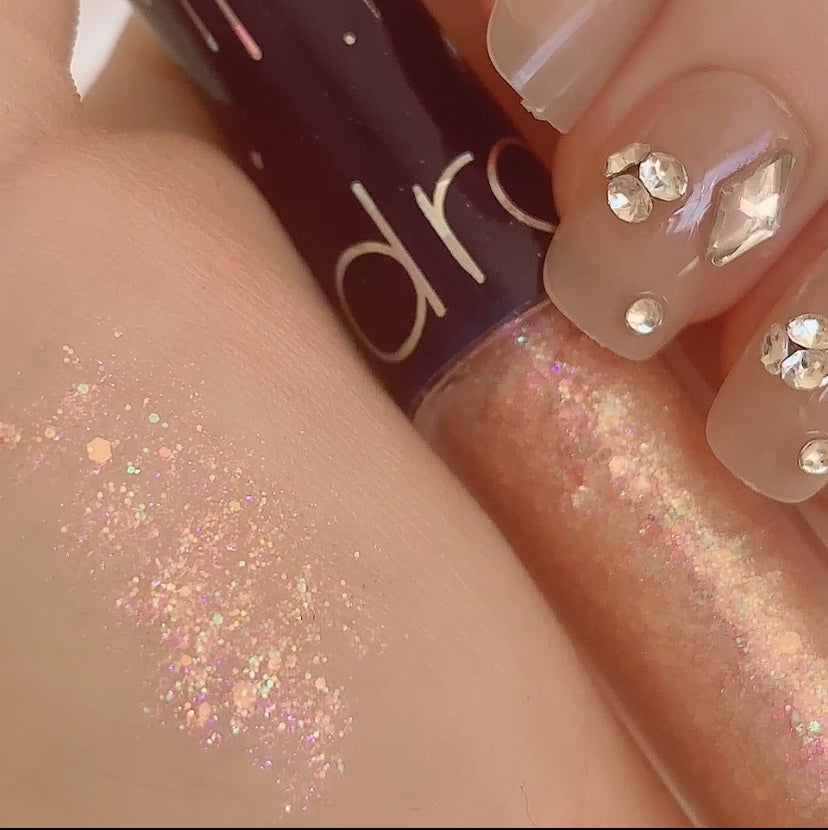 リキッド グリッター シャドウ/rom&nd/グリッターを使ったクチコミ(3枚目)