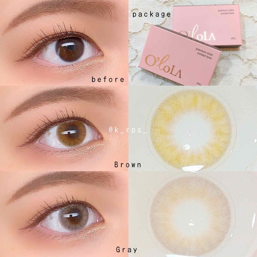 アミューズ(A.Muse)/OLOLA/カラーコンタクトレンズを使ったクチコミ(4枚目)