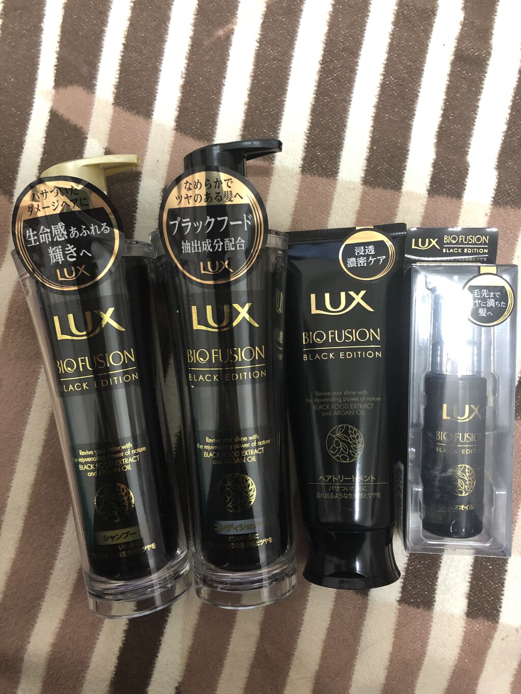 バイオフュージョン ブラックエディション/LUX/市販シャンプーを使ったクチコミ（1枚目）