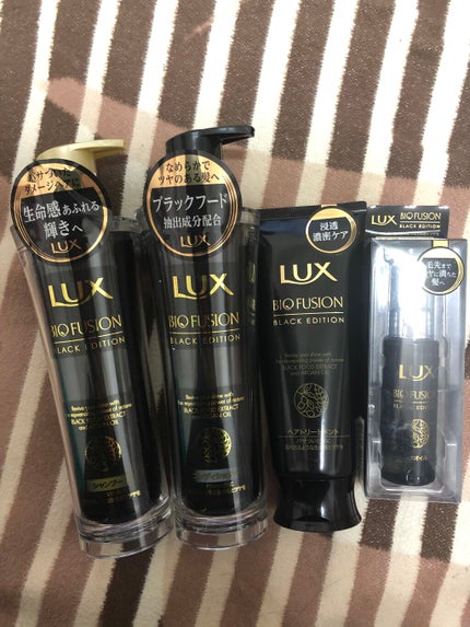 バイオフュージョン ブラックエディション/LUX/市販シャンプーを使ったクチコミ(1枚目)