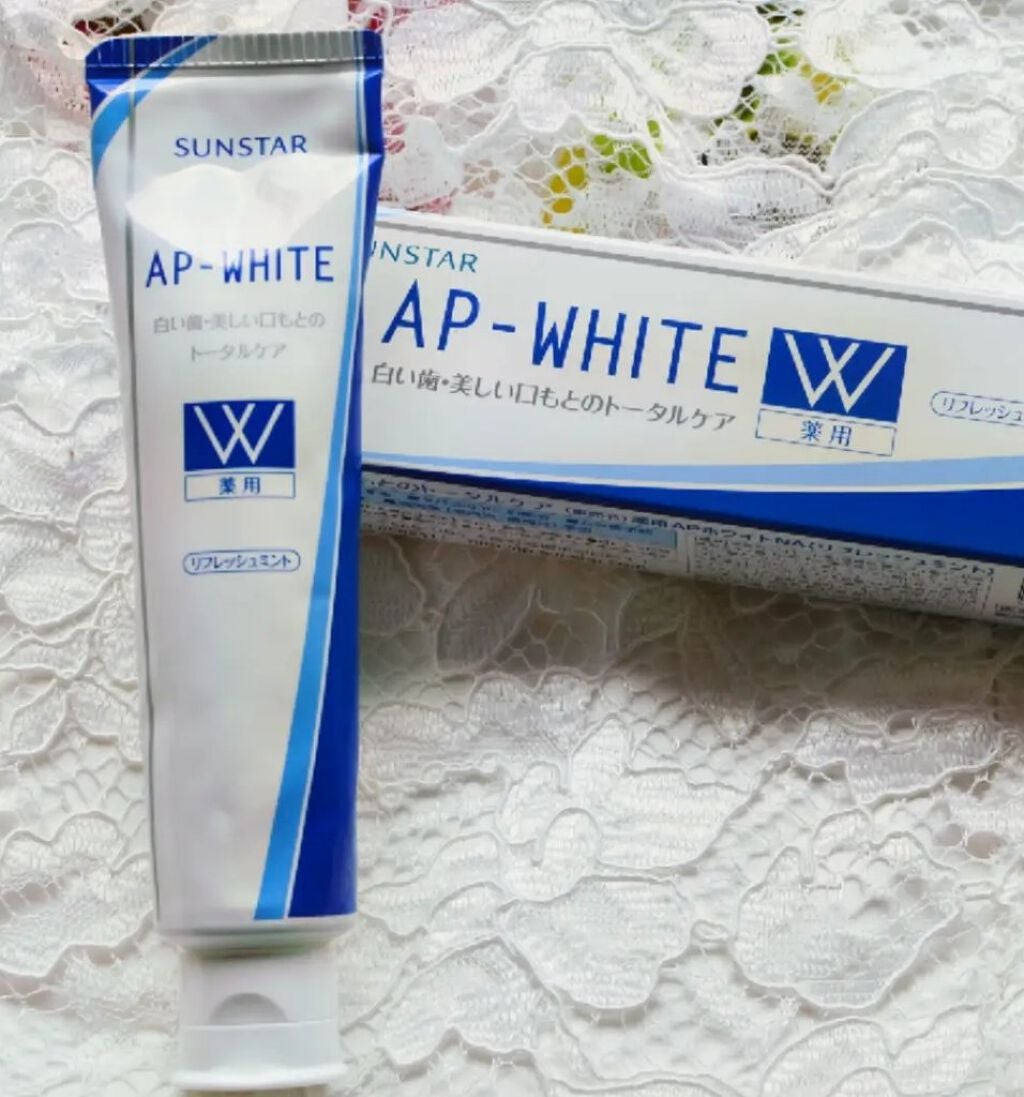 薬用APホワイトNA(リフレッシュミント)/サンスター/歯磨き粉を使ったクチコミ(1枚目)