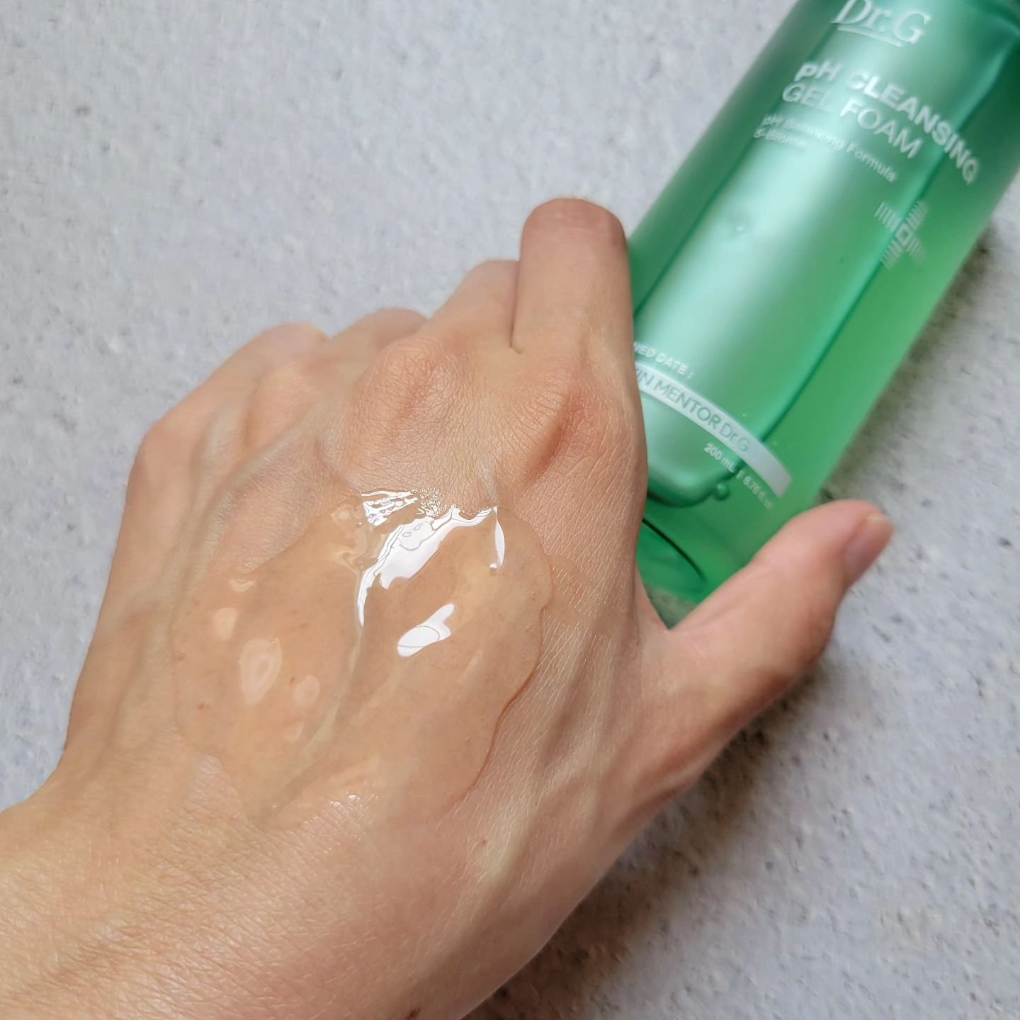 弱酸性クレンジングジェルフォーム/Dr.G/その他洗顔料を使ったクチコミ（3枚目）