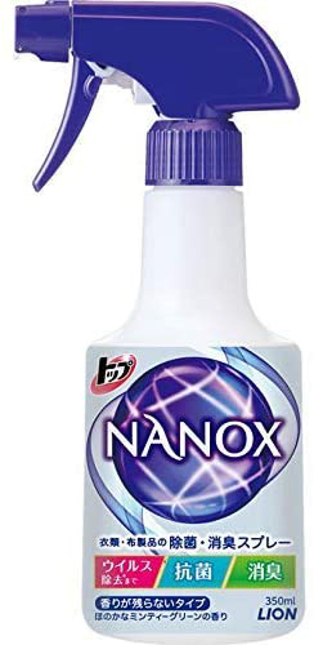 トップ NANOX 衣類・布製品の除菌・消臭スプレー 本体