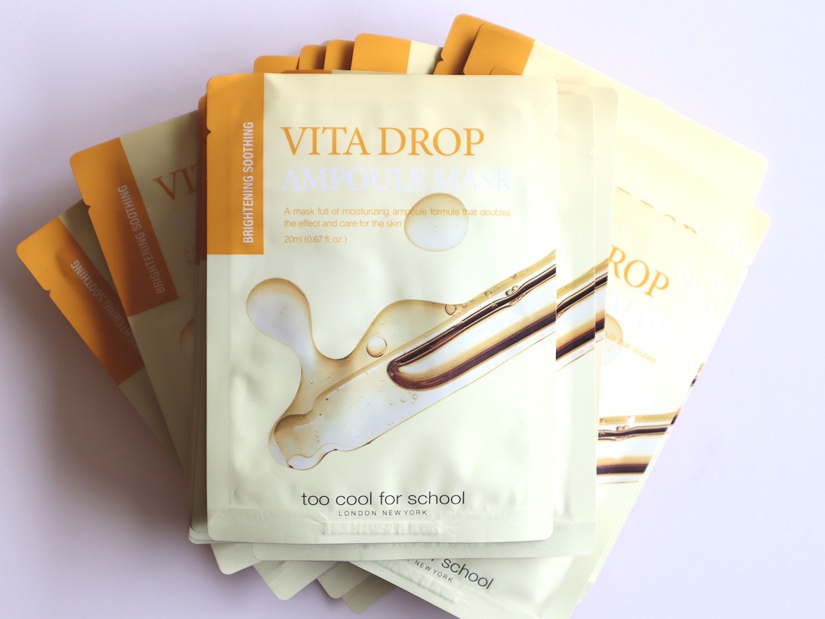 too cool for school ビタドロップアンプルマスク