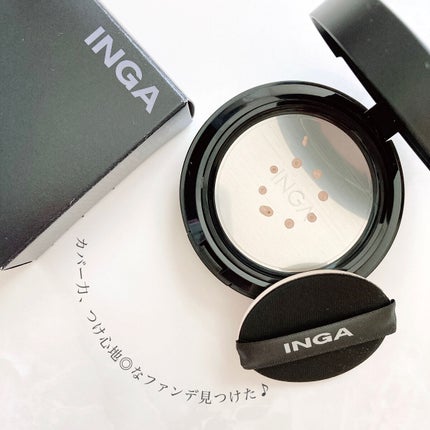 タトゥークッションファンデーション/INGA/クッションファンデーションを使ったクチコミ(6枚目)