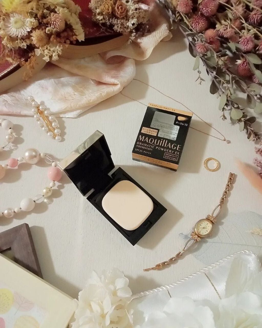 ドラマティックパウダリー EX/マキアージュ/パウダーファンデーションを使ったクチコミ(2枚目)